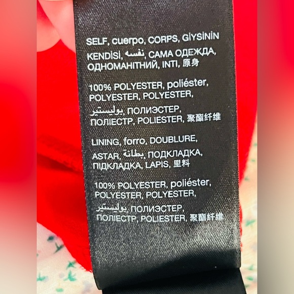 Bebe red dress size 0 see pics for measurements - Picture 5 of 15